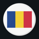 Imã Magnet da Romênia<br><div class="desc">Mostre o seu orgulho nacional através do excelente Romênia Magnet,  em zazzle.com/WorldTees.</div>