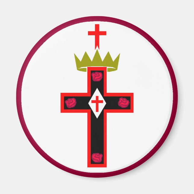 Imã Magnet da Sociedade Rosicruciana Masonic (Frente)