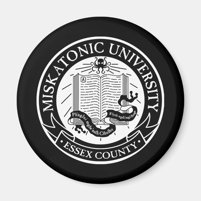 Imã Magnet da Universidade Miskatonic (Frente)