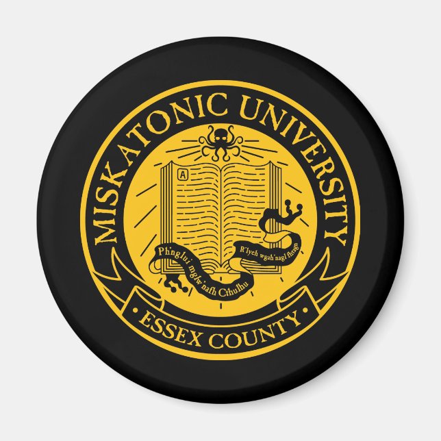 Imã Magnet da Universidade Miskatonic (Frente)