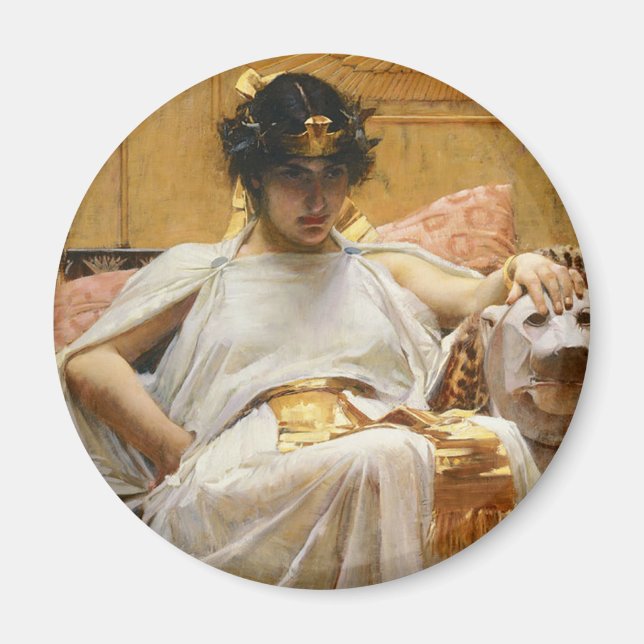 Imã Magnet da Waterhouse Cleópatra (Frente)