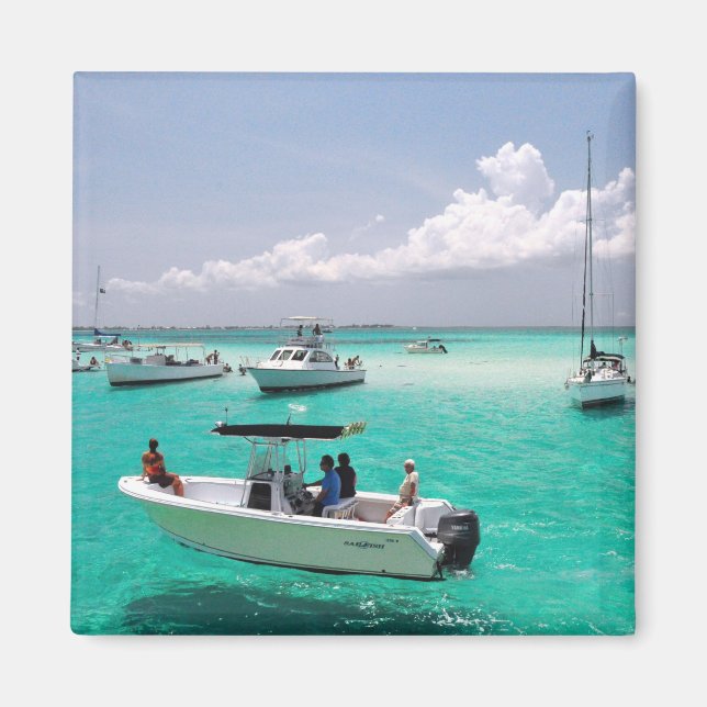 Imã Magnet das Ilhas Grand Cayman, cidade de Stingray (Frente)