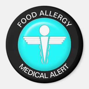 Imã Magnet de Alerta de Alergia da comida