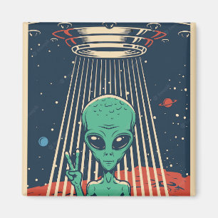 Imã Magnet de Alienígena de Paz