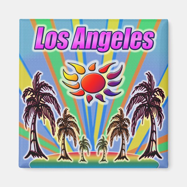 Imã Magnet de Amor de Verão de Los Angeles (Frente)