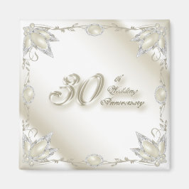 Imã Magnet de Aniversário de Casamento de 30