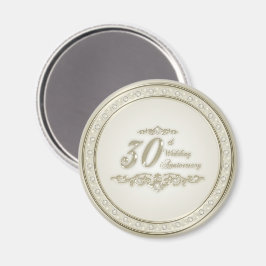 Imã Magnet de Aniversário de Casamento de 30