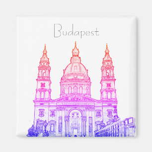 Imã Magnet de Arquitetura da Cidade de Budapeste, Hung