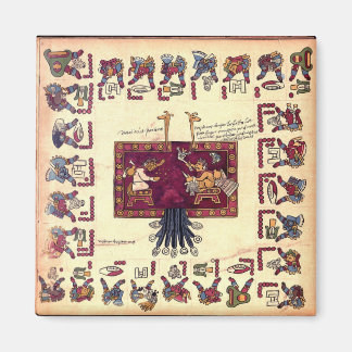 Imã Magnet de Arte Aztec