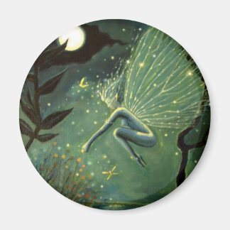 Imã Magnet De Arte Fada - "Sprite De Água Cristal"