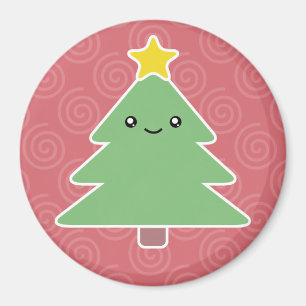 Imã Magnet de Árvore de Natal Kawaii