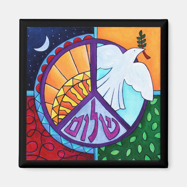 Imã Magnet de Ascensão de Paz (Frente)