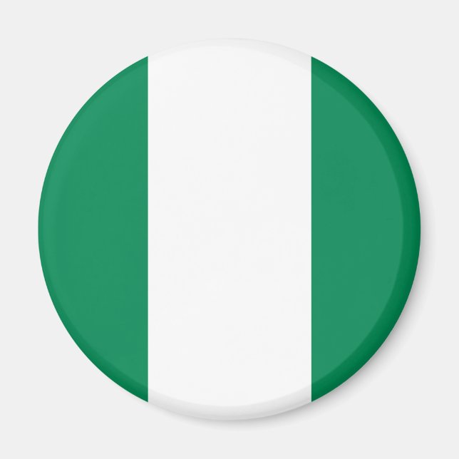 Imã Magnet de Bandeira da Nigéria (Frente)