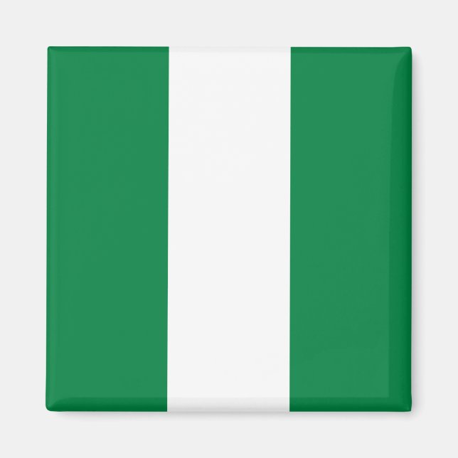 Imã Magnet de Bandeira da Nigéria (Frente)