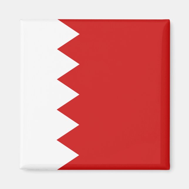 Imã Magnet de Bandeira do Bahrein (Frente)