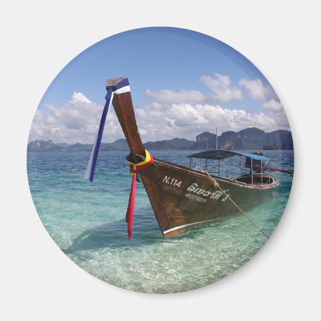 Imã Magnet De Barco Longtail (Frente)