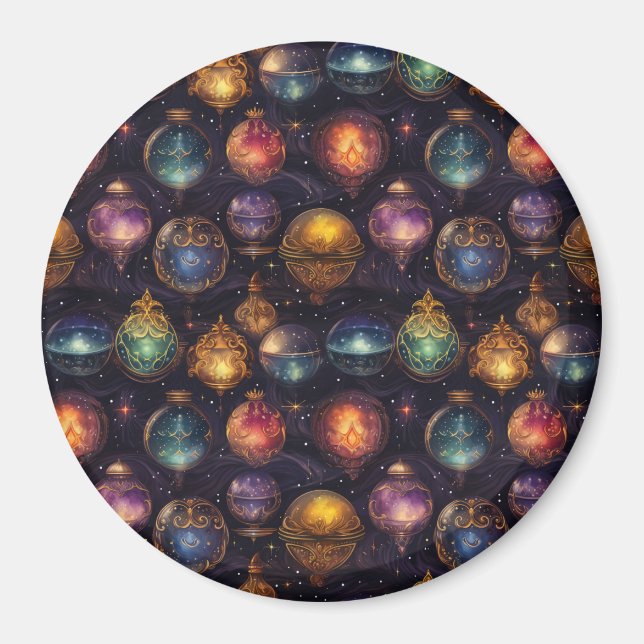 Imã Magnet de Baubles de Natal (Frente)