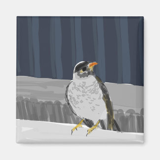 Imã Magnet de Bird em A Rail