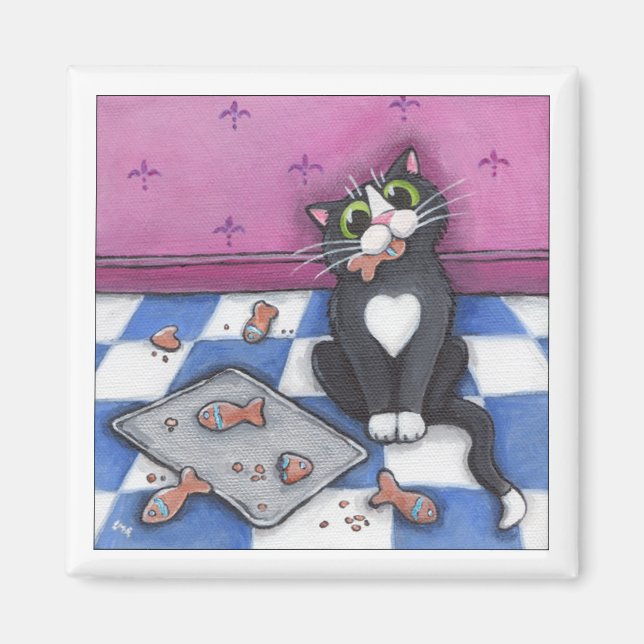 Imã Magnet de Biscoitos Quebrados (Frente)