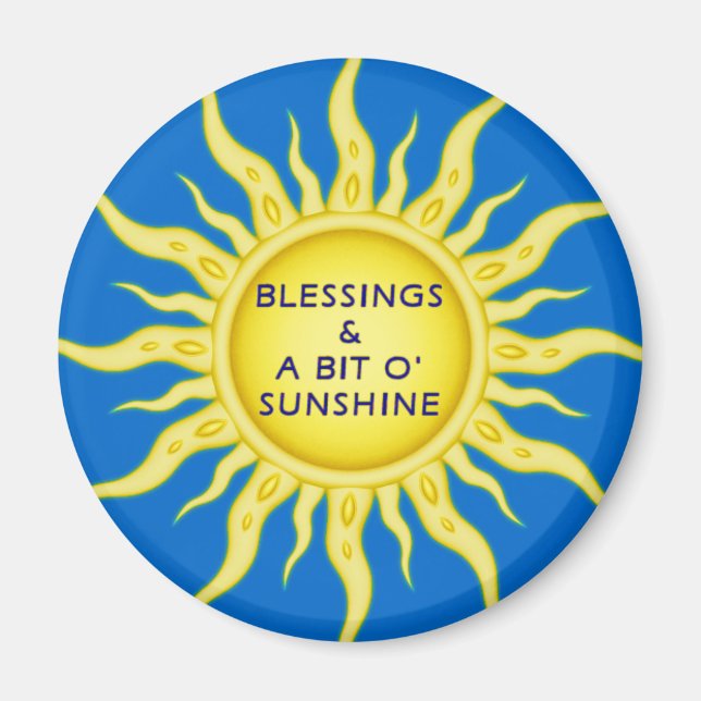 Imã Magnet de Blessings Sunshine (Frente)