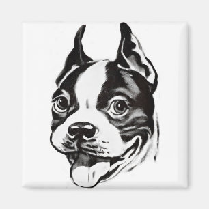 Imã Magnet de Boston Terrier