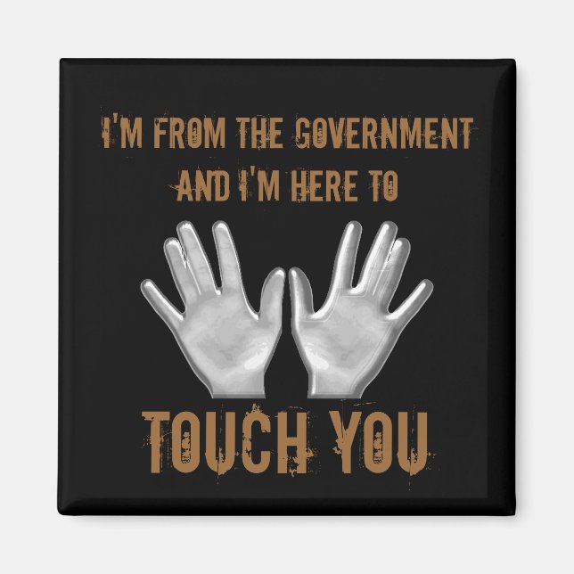 Imã Magnet de Busca no Aeroporto TSA (Frente)