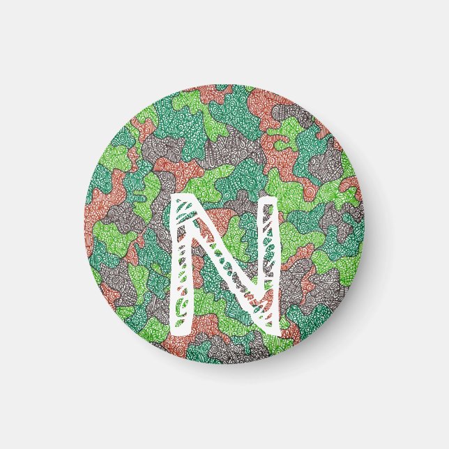 Imã Magnet de Camoflauge Personalizado (Frente)