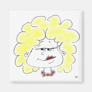 Imã Magnet de Caracter Faces