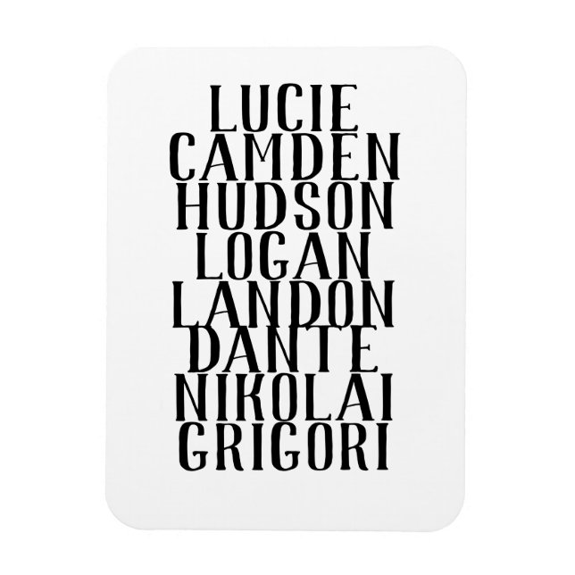 Ímã Magnet de Caractere de Melhores Desejos (Vertical)