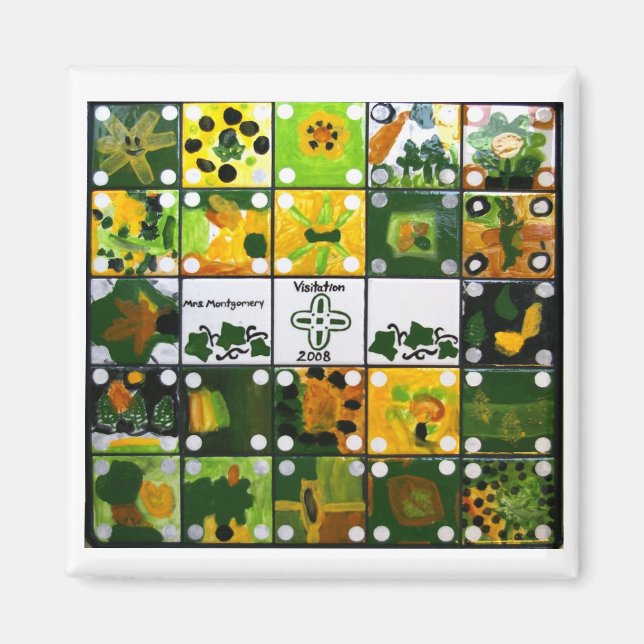 Imã Magnet de classe da Sra. Montgomery (Frente)