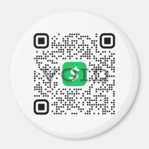 Imã Magnet de Código QR de Aplicativo de Caixa Persona