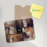 Ímã Magnet de Colagem de Fotos do Monograma de Casamen<br><div class="desc">Concebido por gordura*fa*estanho. Fácil de personalizar com seu próprio texto,  foto ou imagem. Para pedidos personalizados,  entre em contato direto com o . Aplicam-se taxas personalizadas. www.zazzle.com/fat_fa_tin www.zazzle.com/color_therapy www.zazzle.com/fatfatin_blue_knot www.zazzle.com/fatfatin_red_knot www.zazzle.com/fatfatin_mini_me www.zazzle.com/fatfatin_design www.zazzle.com/fatfatin_ink</div>