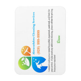 Ímã Magnet de Contato do Cleaner da Airbnb