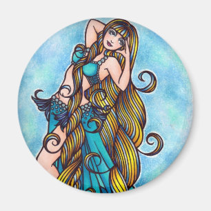 Imã Magnet de Dançarina de Belly Aquarius
