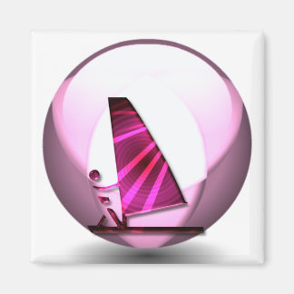 Imã Magnet de Designs para-brisas rosa
