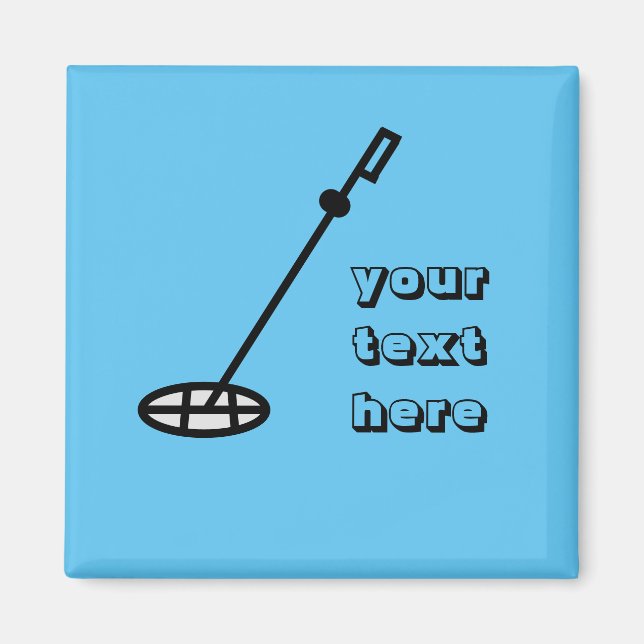 Imã Magnet de detecção de metais (Frente)