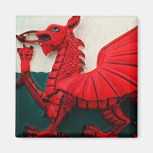 Imã Magnet de Dragão Vermelho galês