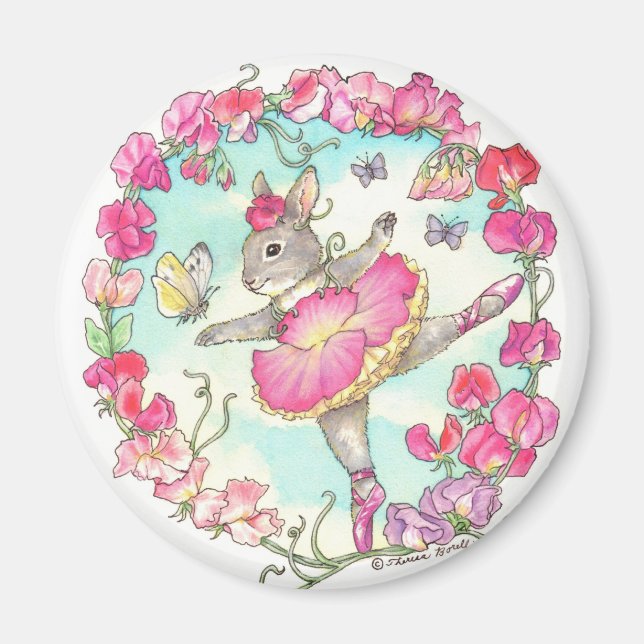 Imã Magnet De Ervilha Doce (Frente)