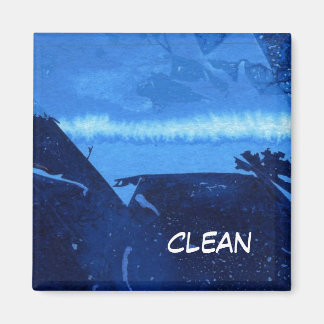 Imã Magnet de estado da máquina de lavar louça "Abstra