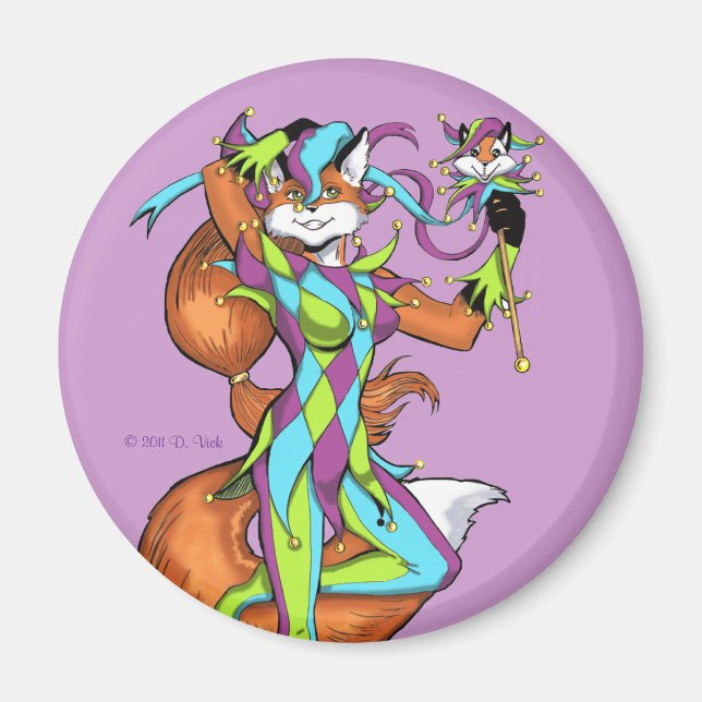 Imã Magnet de éster roxo (Frente)