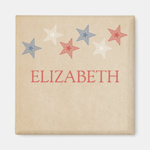 Imã Magnet de Estrelas Patriótica