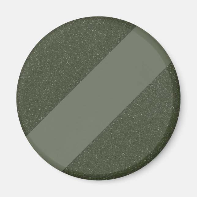 Imã Magnet de faixa verde de Moiss personalizável (Frente)