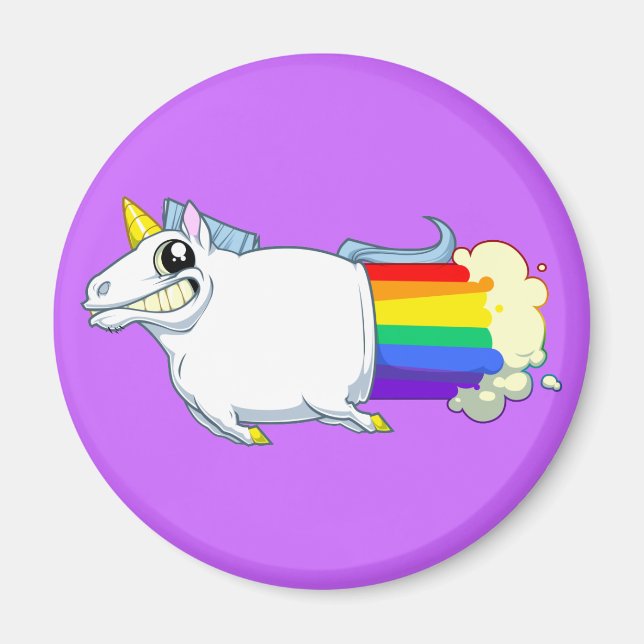 Imã Magnet de Farts Unicorn (Frente)