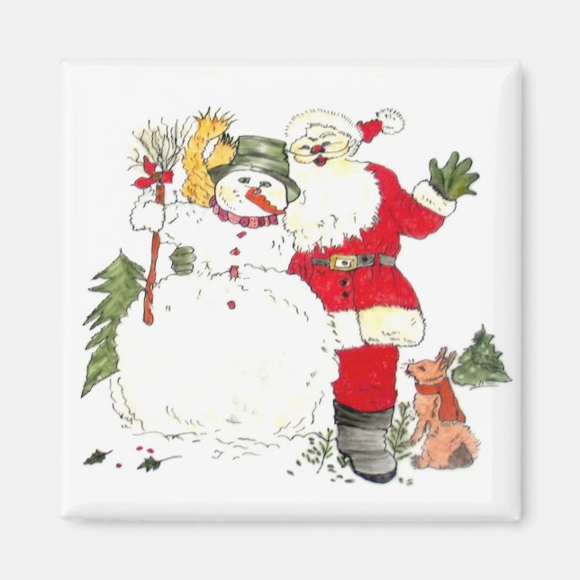 Imã Magnet de Feriados Felizes (Frente)