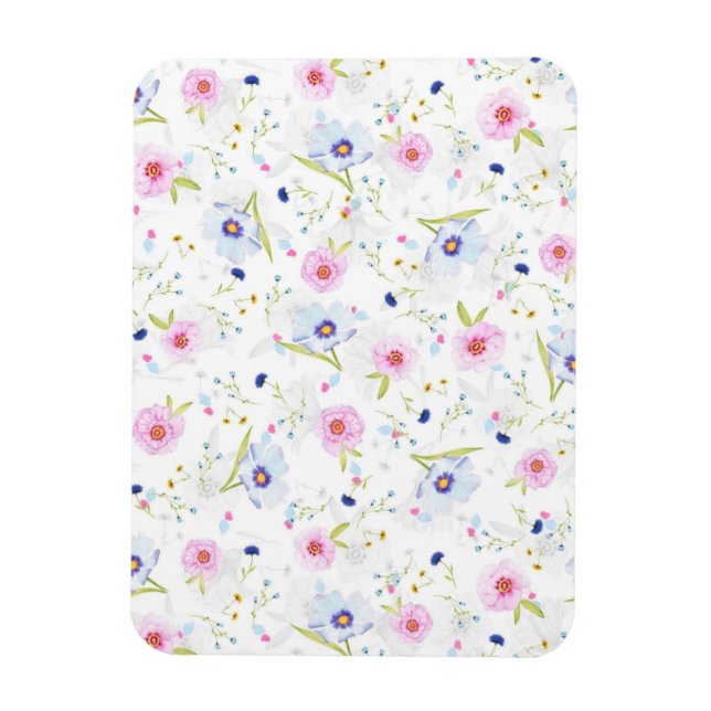 Ímã Magnet de Flores de Jardim Fresco (Vertical)