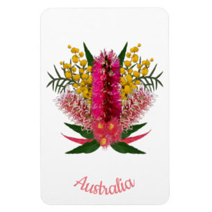 Ímã Magnet de Flores Selvagens Australianas