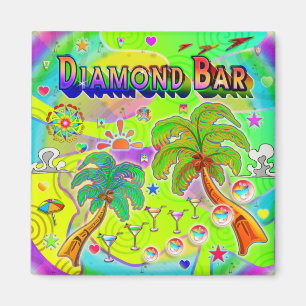Imã Magnet de Foco da Mente do Bar Diamond