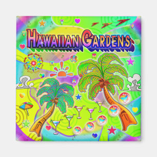 Imã Magnet de Foco dos Jardins Havaianos