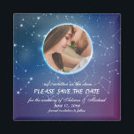 Imã Magnet de Foto de Constelação<br><div class="desc">Está escrito nas estrelas... estamos destinados a ficar juntos. Imã salve a data única. (Shiny-sky-with-constellations-background_891270.htm'>Concebido por Freepik). O ímã é fácil de personalizar com sua redação, fonte, cor da fonte. Não exatamente o que você está procurando? Todos os nossos produtos podem ser personalizados para atender às suas necessidades sem custos...</div>