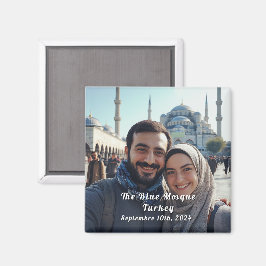 Imã Magnet de Foto Personalizada de Viagem da Turquia
